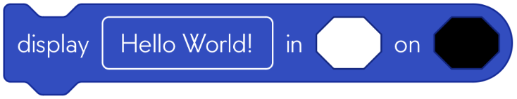 Display Text (Показати текст)