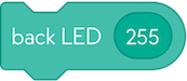 Back LED (Задній світлодіод - тільки синій)