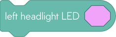 Left Headlight LED (Лівий передній світлодіод)